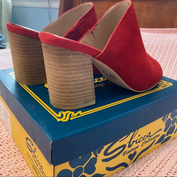 Sbicca Red Mules size 9 - Picture 4 of 7